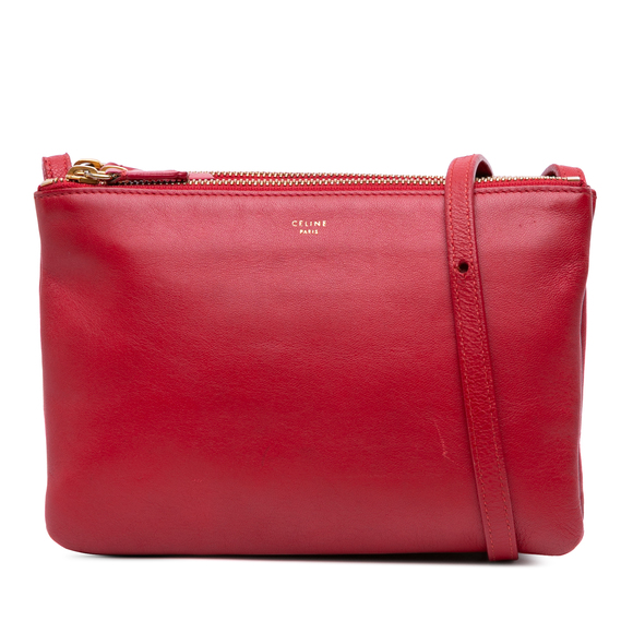 Pre-Loved Celine Small Lambskin Trio Crossbody - Picture 1 of 8